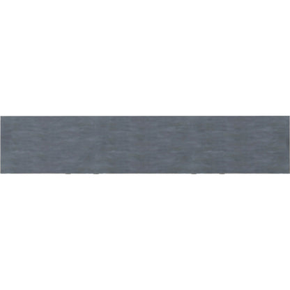 Alcove Entertainment Console by A.R.T. Furniture in slate, burnished brass. Made from acacia solids, maple veneers, iron in a transitional style.