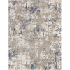 Gray, Dark Brown, Black, White, Light Beige / 5'3" x 7'
