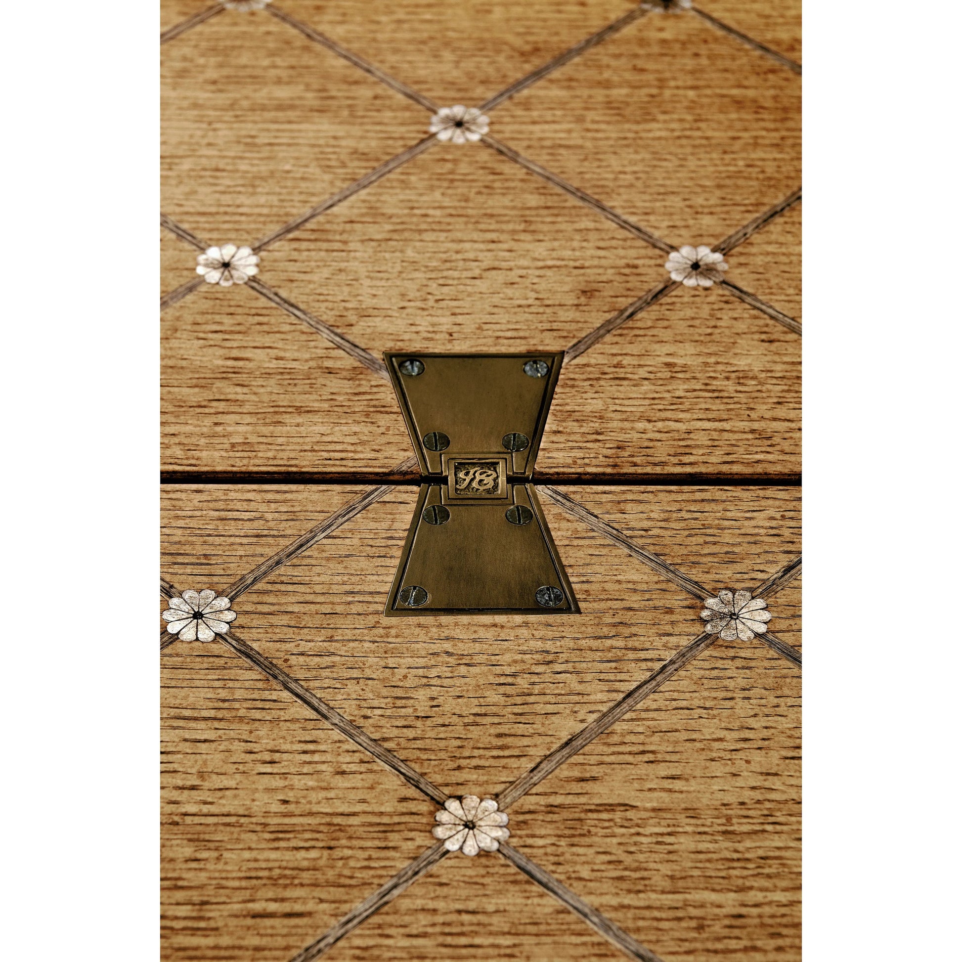 Reimagined Dielectric Hunt Table by Jonathan Charles in natural oak. Made from oak in a modern style.
