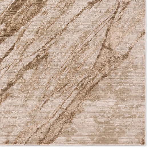 Zein ZEI02 Rug by Jaipur Living in tan, brown. Made from 100% polyester in a unique style.