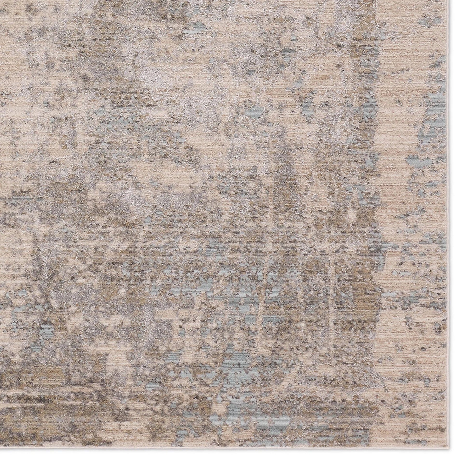 Zein ZEI04 Rug by Jaipur Living in tan, blue. Made from 100% polyester in a unique style.