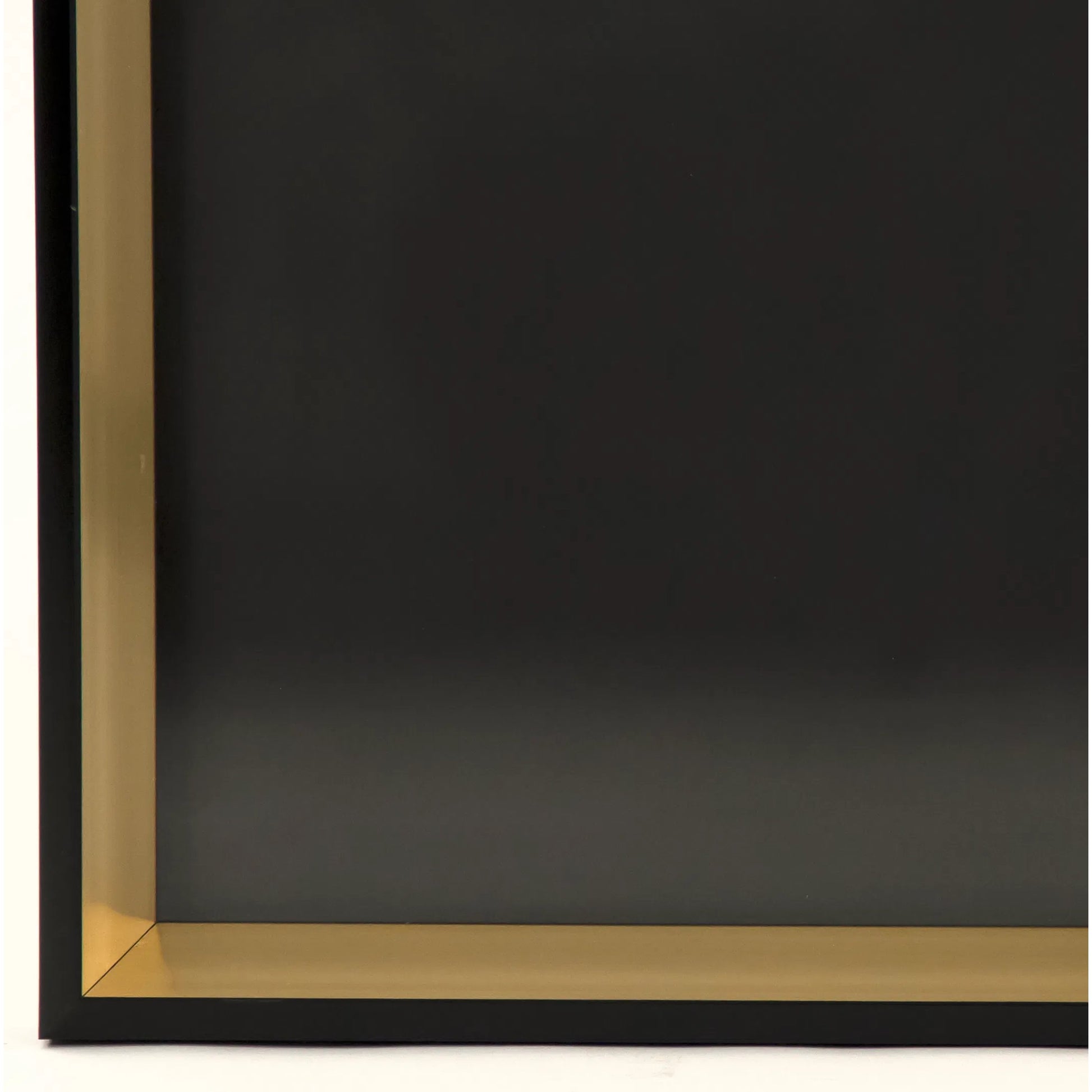 Deer Art Print II by Zentique in black, gold and metal, glass, mdf. Made from metal, glass, mdf in a modern style.