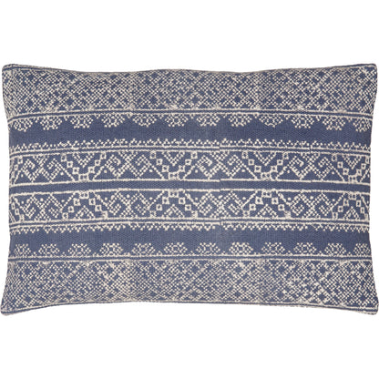 Zendaya Pillow - 24043 by Surya in dark blue. Made from 100% cotton in a eclectic & global style.