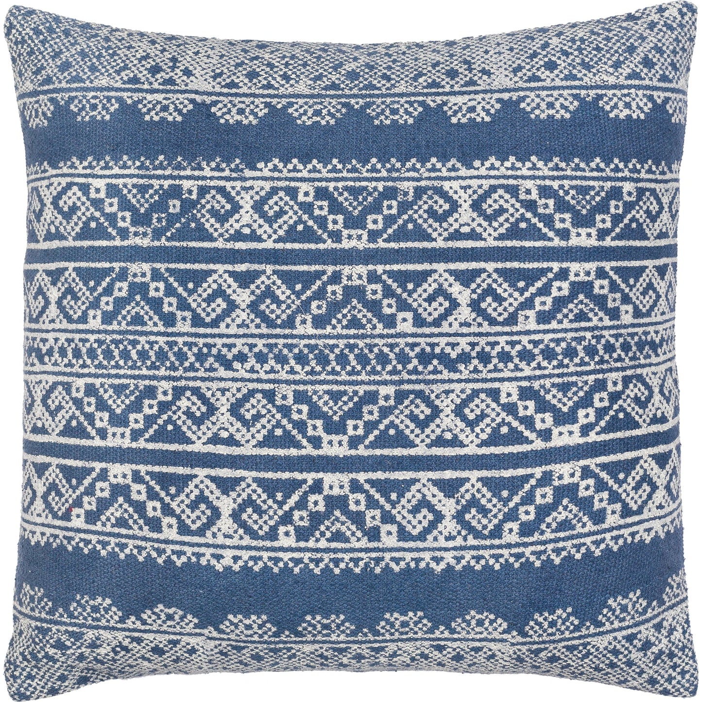 002 SI-1894094,SI-1894095 | Primary Silo | Zendaya Pillow - 24043 by Surya in dark blue. Made from 100% cotton in a eclectic & global style.