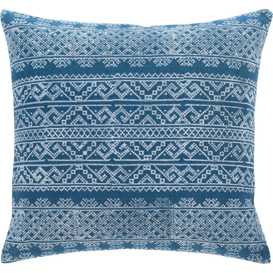 Zendaya Pillow - 24043 by Surya in dark blue. Made from 100% cotton in a eclectic & global style.