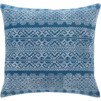 Zendaya Pillow - 24043 by Surya in dark blue. Made from 100% cotton in a eclectic & global style.