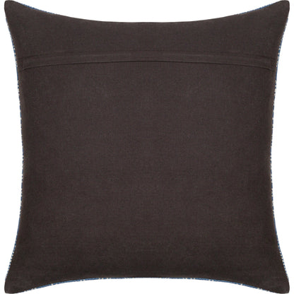 Zendaya Pillow - 24043 by Surya in dark blue. Made from 100% cotton in a eclectic & global style.