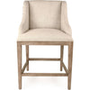 Limed Grey Oak, Natural Cream Linen