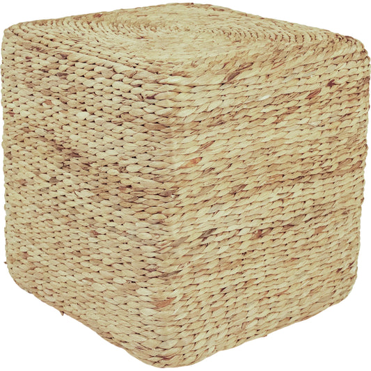 Woven Square Ottoman by Zentique. Made from unique in a rustic style.