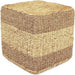 Woven Square Ottoman by Zentique. Made from unique in a rustic style.