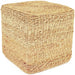 Woven Square Ottoman by Zentique. Made from unique in a rustic style.