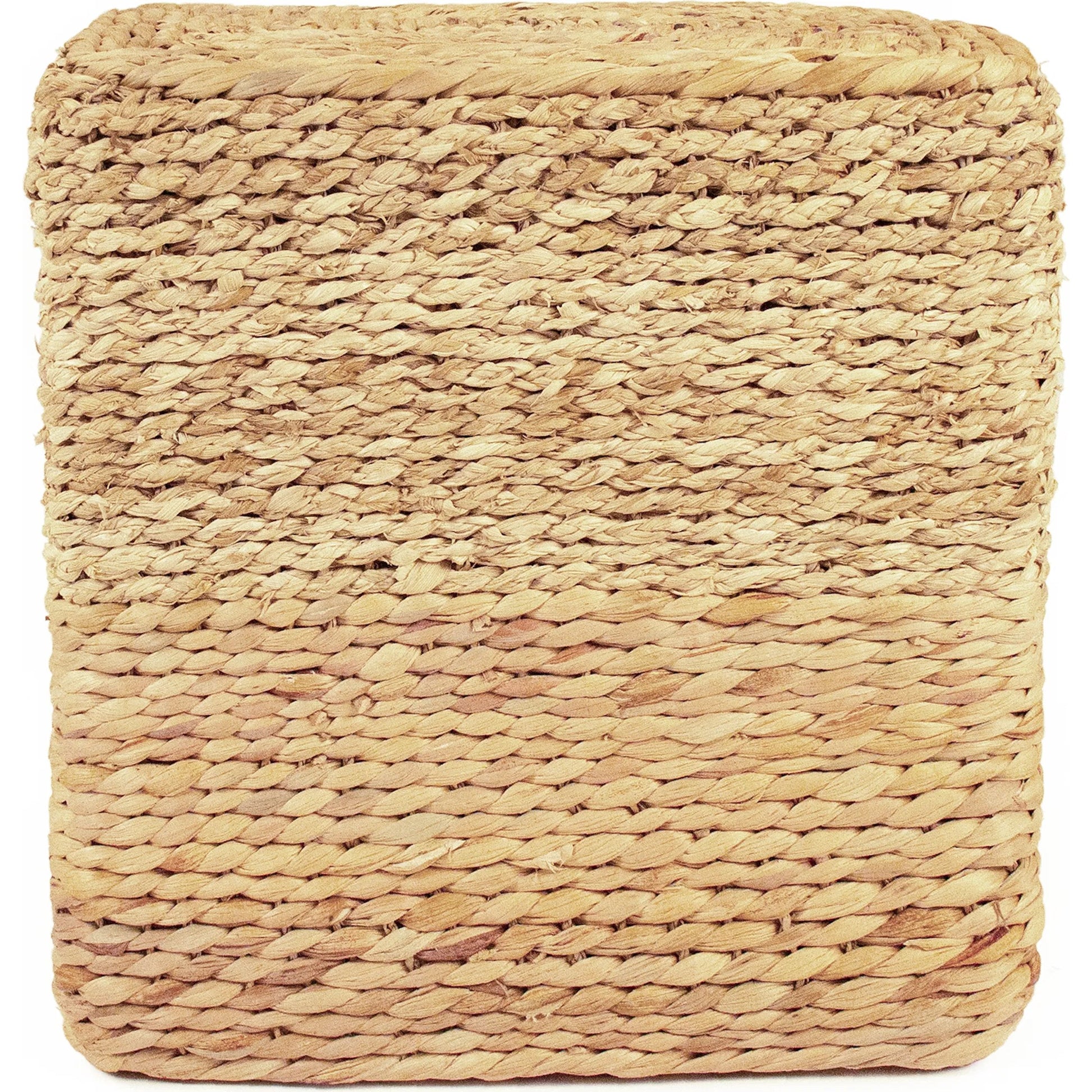 Woven Square Ottoman by Zentique. Made from unique in a rustic style.