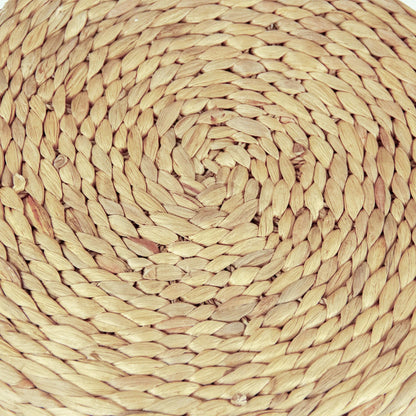Woven Round Ottoman by Zentique. Made from unique in a unique style.