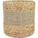 Woven Round Ottoman by Zentique. Made from unique in a unique style.