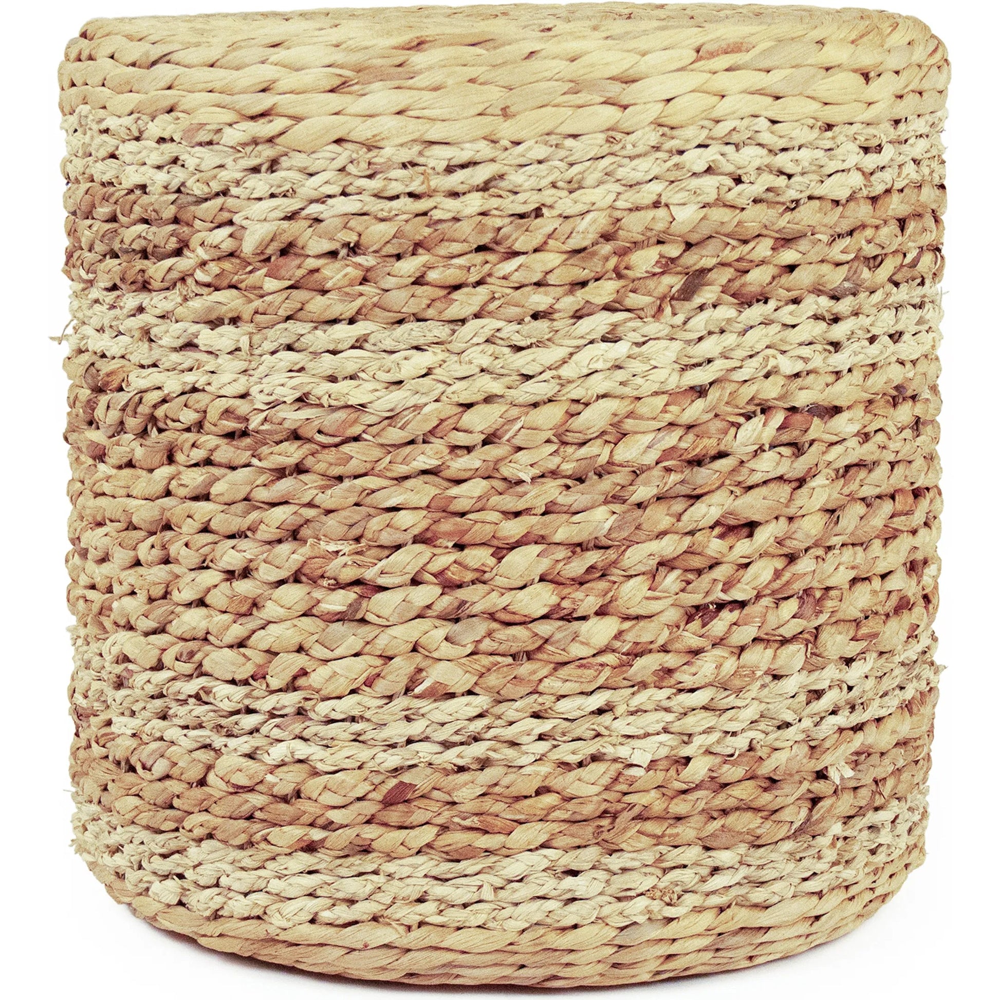 Woven Round Ottoman by Zentique. Made from unique in a unique style.