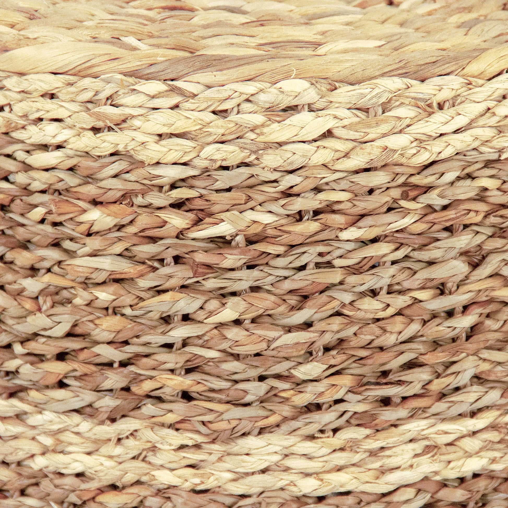 Woven Round Ottoman by Zentique. Made from unique in a unique style.