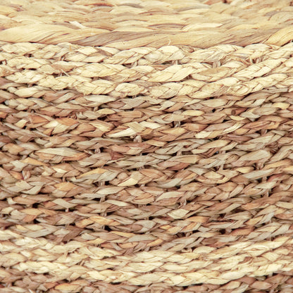 Woven Round Ottoman by Zentique. Made from unique in a unique style.