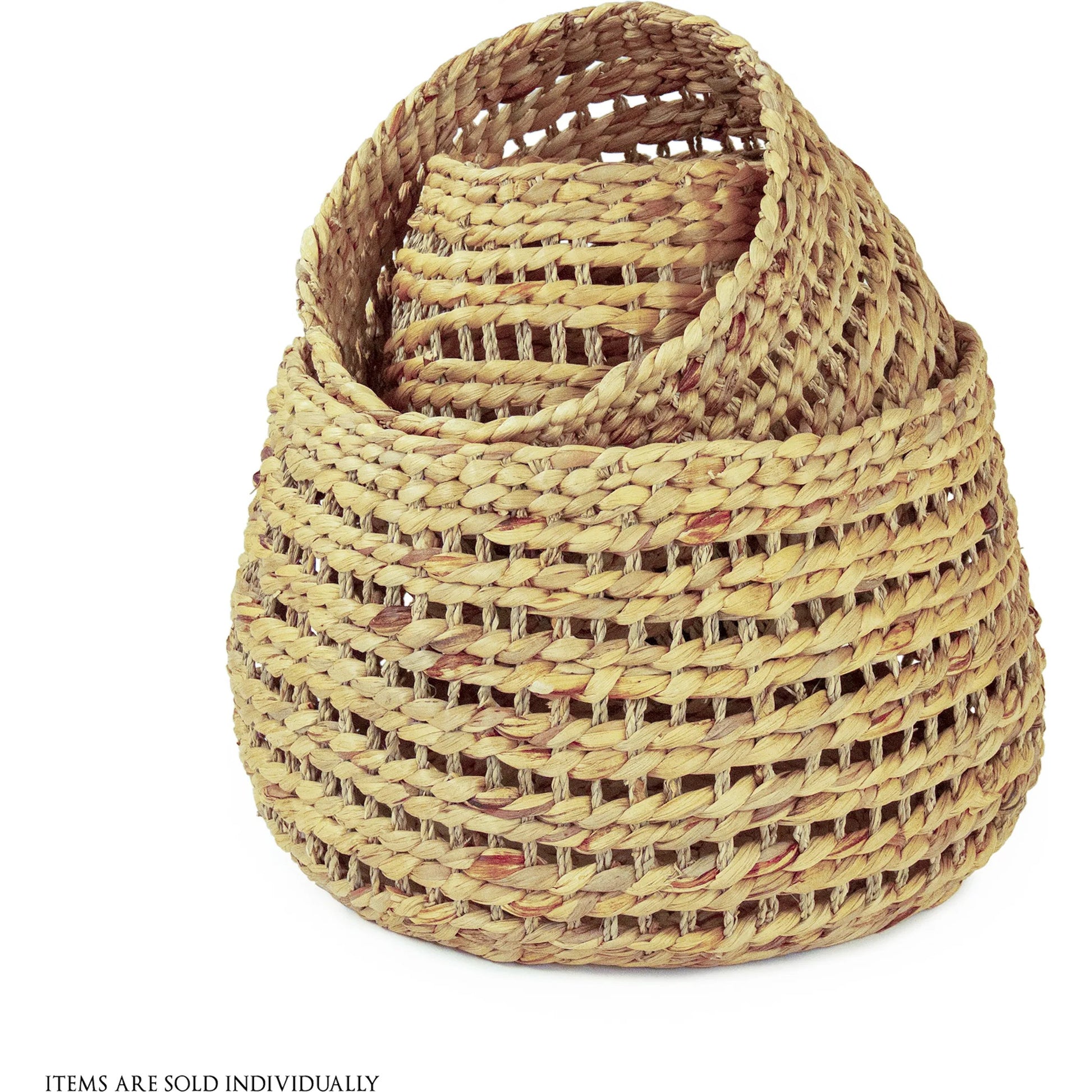 Woven Basket by Zentique in brown. Made from unique in a unique style.