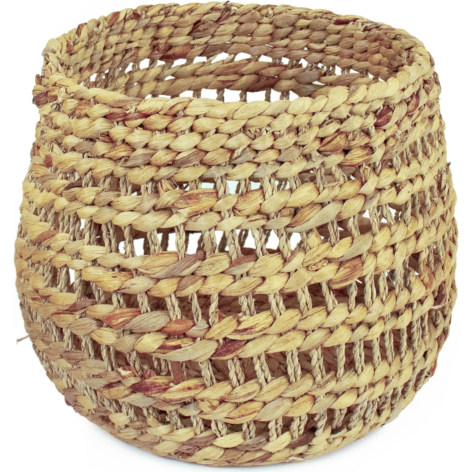 Woven Basket by Zentique in brown. Made from unique in a unique style.