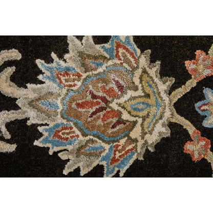 Prescott Traditional & Botanical Rug - 8938F by Feizy in brown, tan, orange. Made from viscose, wool in a unique style.
