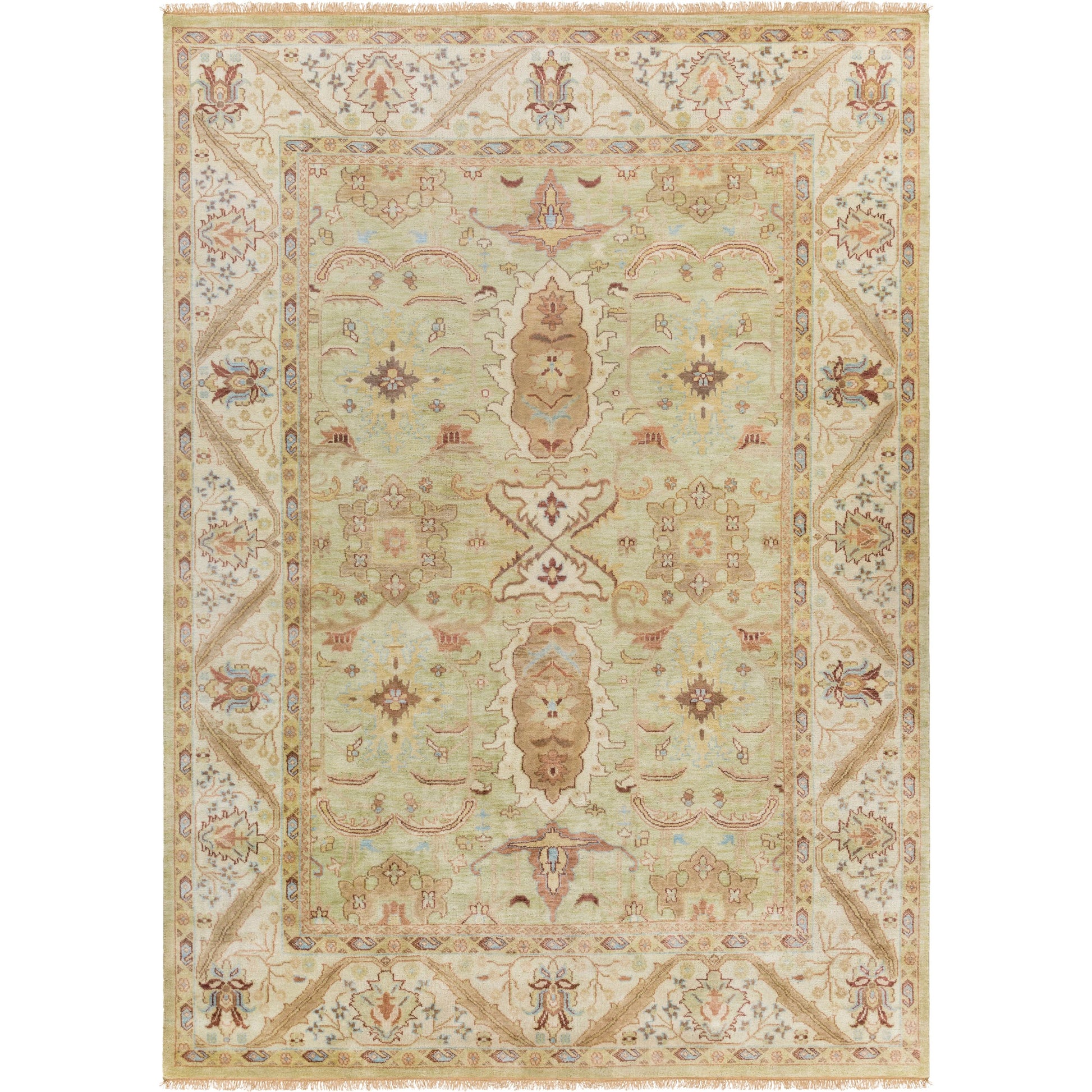 Zeus Rug - 1669 by Surya in light beige, tan, rust, wheat. Made from 100% wool in a unique style.