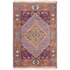 Plum, Rust, Lavender, Taupe, Mauve, Tan / 2' x 3'