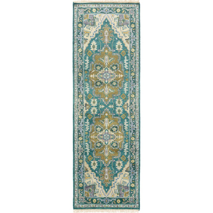 Zeus Rug - 1667 by Surya in rust, light beige, mauve, olive, ink blue, lavender. Made from 100% wool in a unique style.