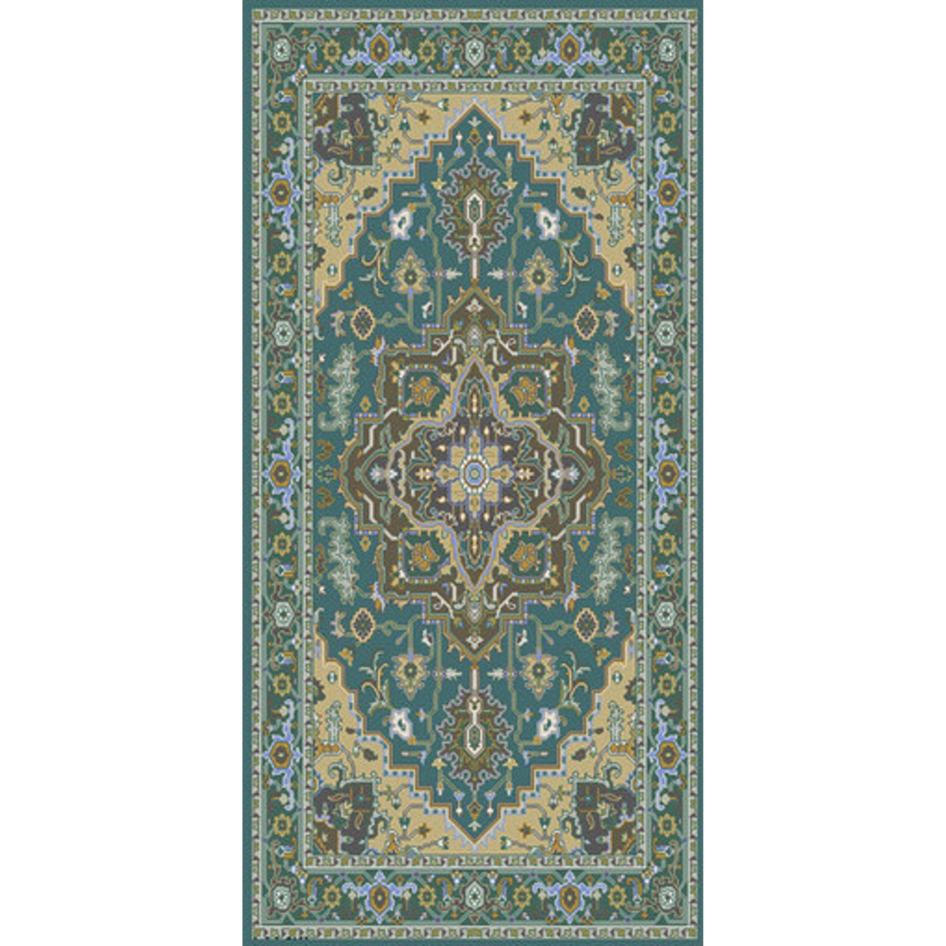 Zeus Rug - 1667 by Surya in rust, light beige, mauve, olive, ink blue, lavender. Made from 100% wool in a unique style.