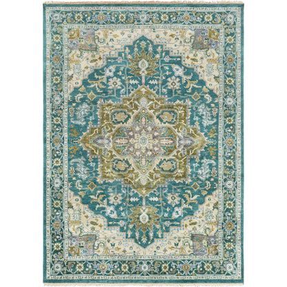 Zeus Rug - 1667 by Surya in rust, light beige, mauve, olive, ink blue, lavender. Made from 100% wool in a unique style.