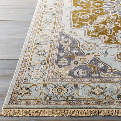 Zeus ZEU-7810 Rug by Surya in slate, navy, olive, mauve, ivory, tan. Made from 100% wool in a unique style.
