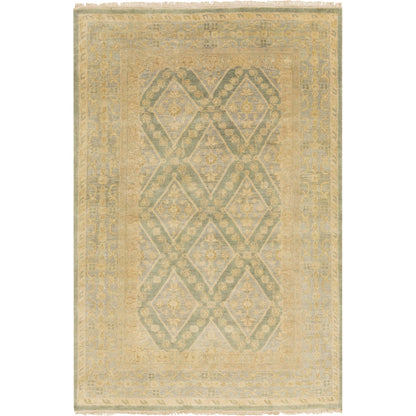 Zeus Rug - 12623 by Surya in sage, denim, beige, light brown. Made from 100% wool in a unique style.