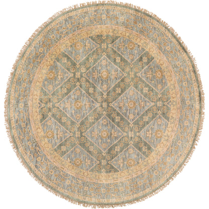 Zeus Rug - 12623 by Surya in sage, denim, beige, light brown. Made from 100% wool in a unique style.