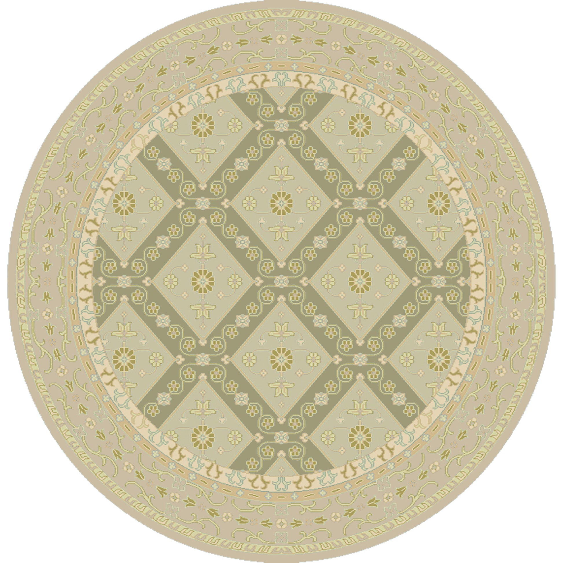 Zeus Rug - 12623 by Surya in sage, denim, beige, light brown. Made from 100% wool in a unique style.