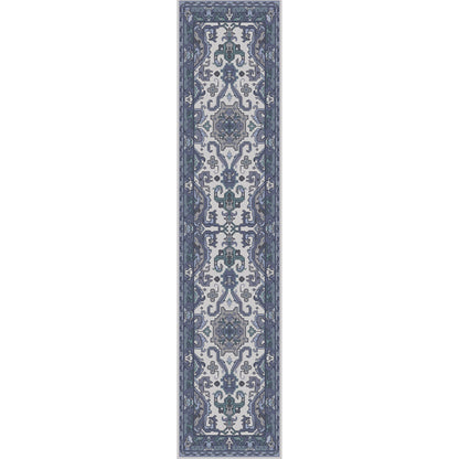 Zeus Rug - 15305 by Surya in denim, light sage, charcoal, ink blue, oatmeal. Made from unique in a unique style.