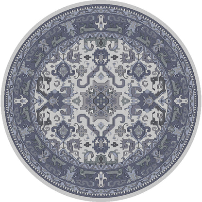 Zeus Rug - 15305 by Surya in denim, light sage, charcoal, ink blue, oatmeal. Made from unique in a unique style.