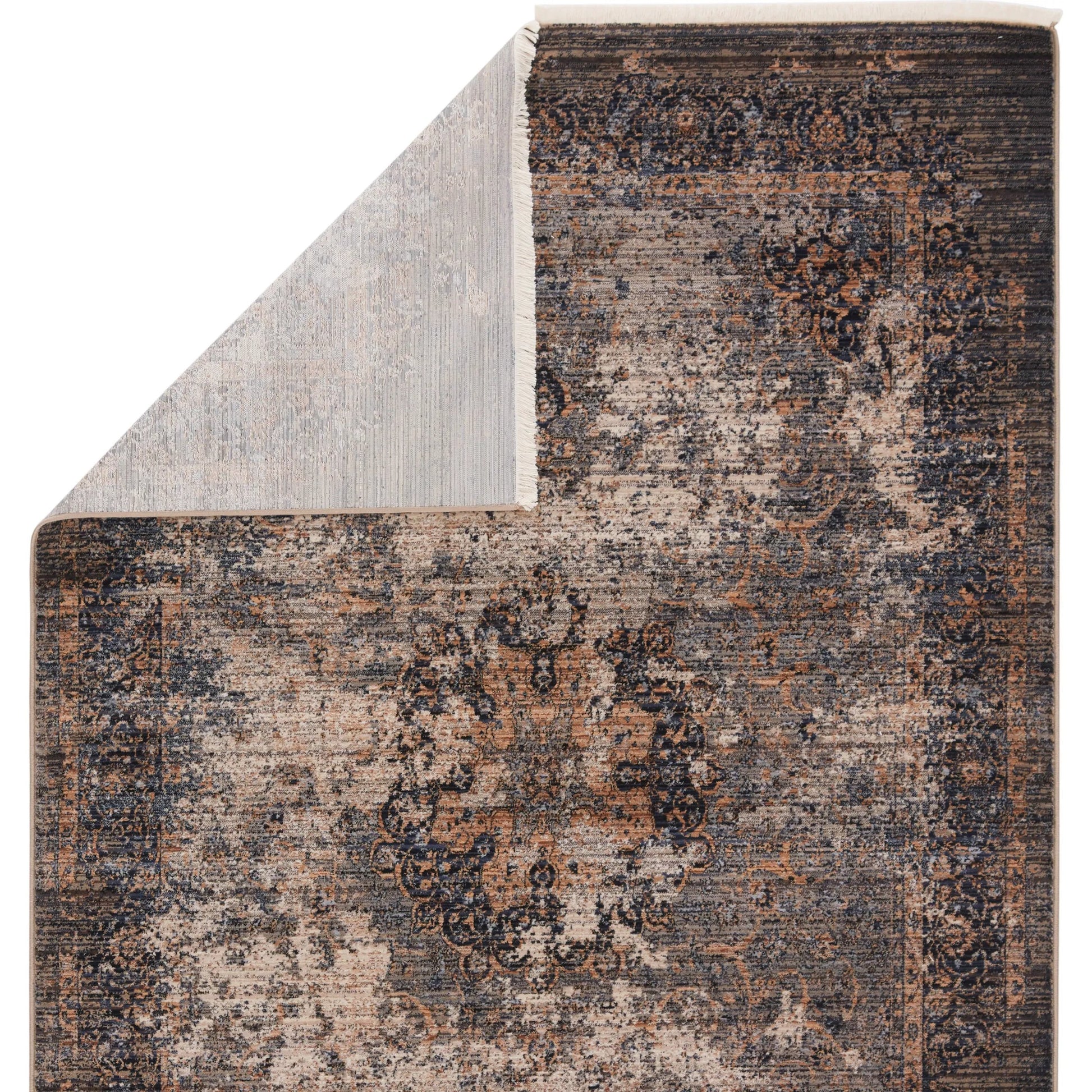 Zefira ZFA02 Rug by Jaipur Living in blue, beige. Made from 100% polypropylene in a unique style.
