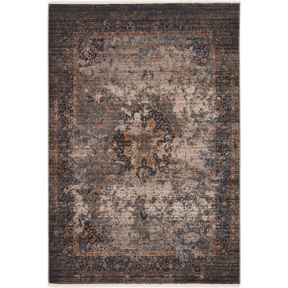 Zefira ZFA02 Rug by Jaipur Living in blue, beige. Made from 100% polypropylene in a unique style.
