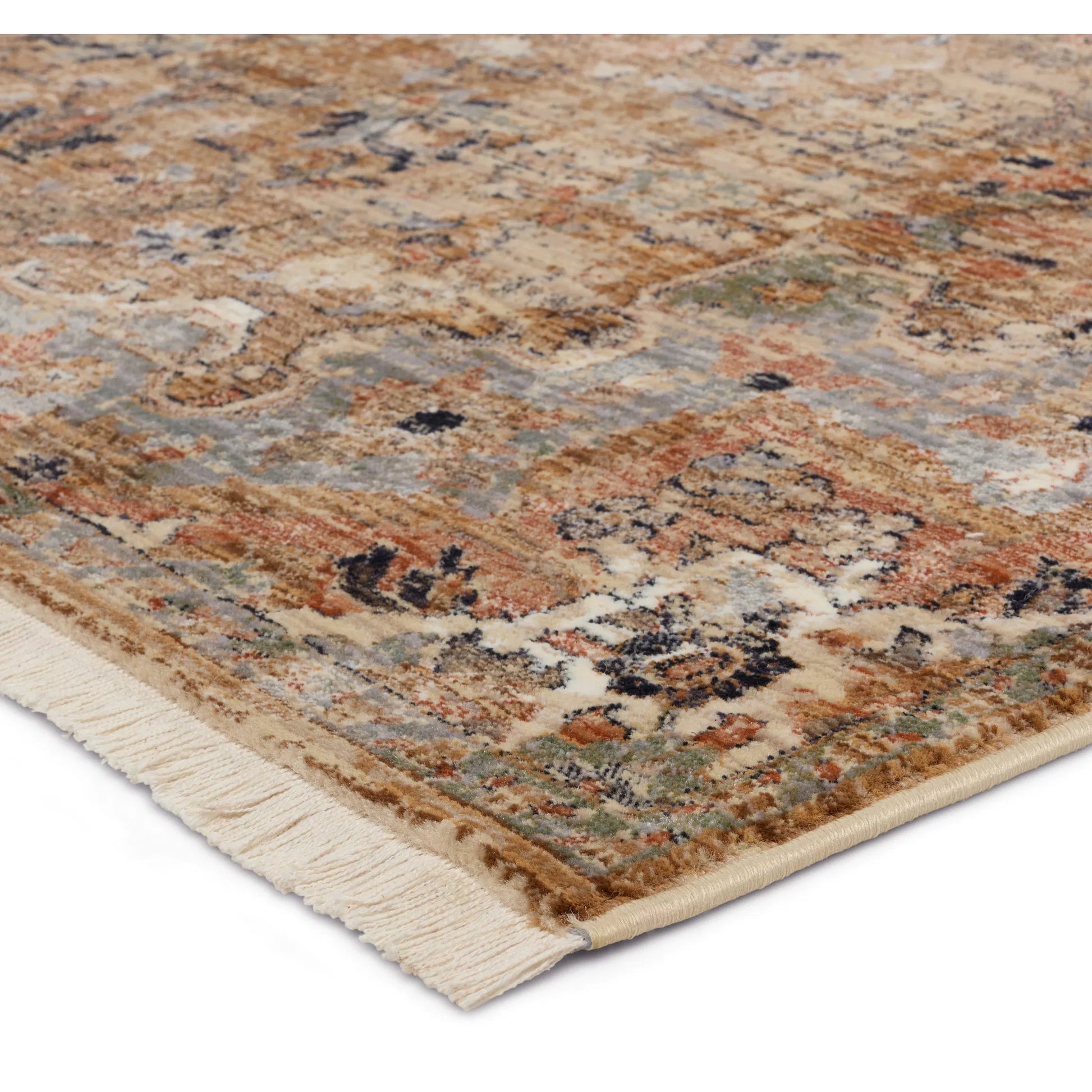 Zefira ZFA08 Rug by Jaipur Living in brown, gray. Made from 100% polypropylene in a unique style.