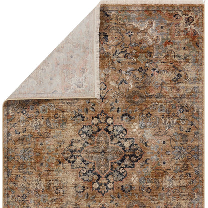 Zefira ZFA08 Rug by Jaipur Living in brown, gray. Made from 100% polypropylene in a unique style.