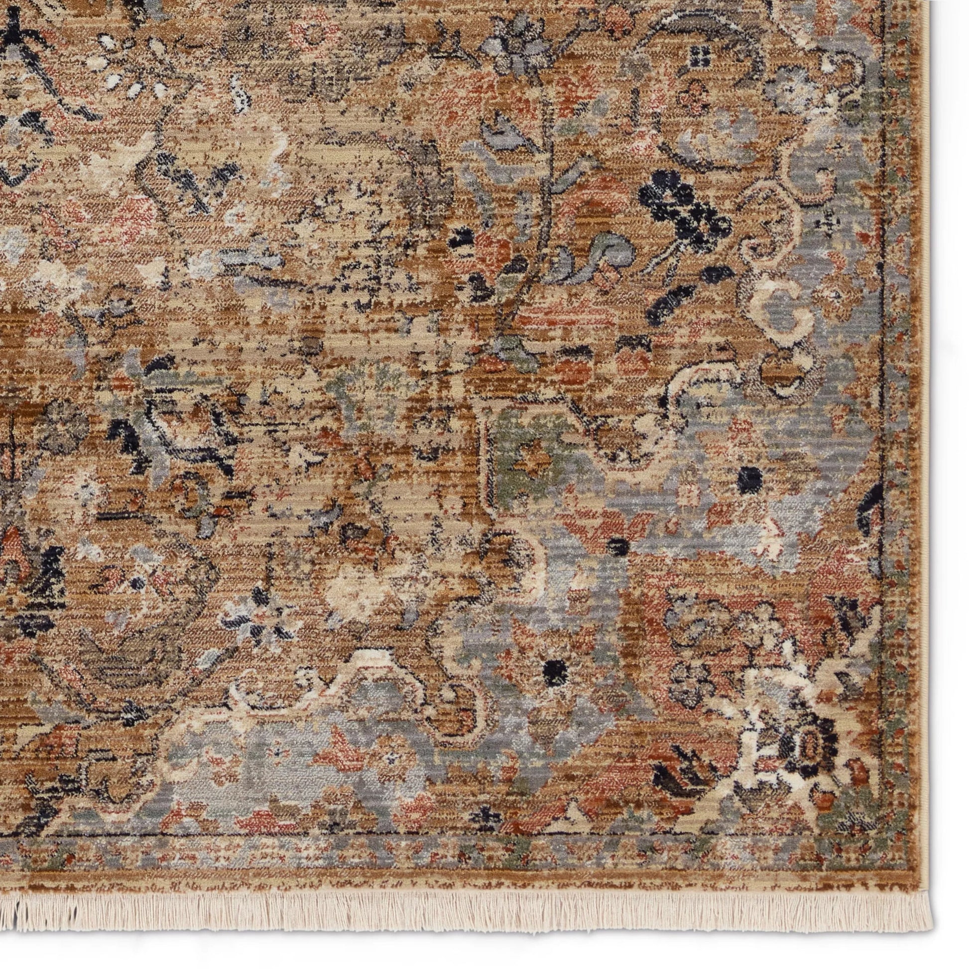 Zefira ZFA08 Rug by Jaipur Living in brown, gray. Made from 100% polypropylene in a unique style.
