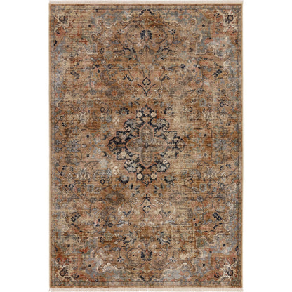 Zefira ZFA08 Rug by Jaipur Living in brown, gray. Made from 100% polypropylene in a unique style.