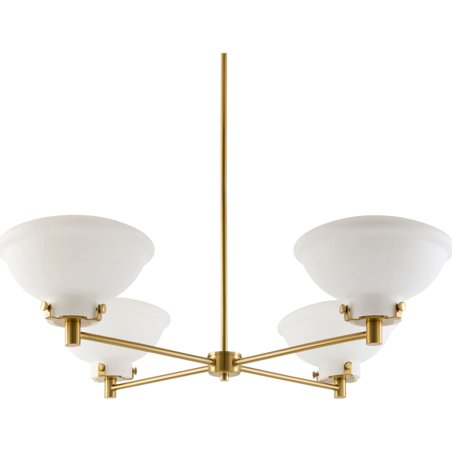 000 SI-2460216 | Primary Silo | Zafira Chandelier by Surya in metallic brass, black, white and electroplated. Made from iron, glass in a unique style.