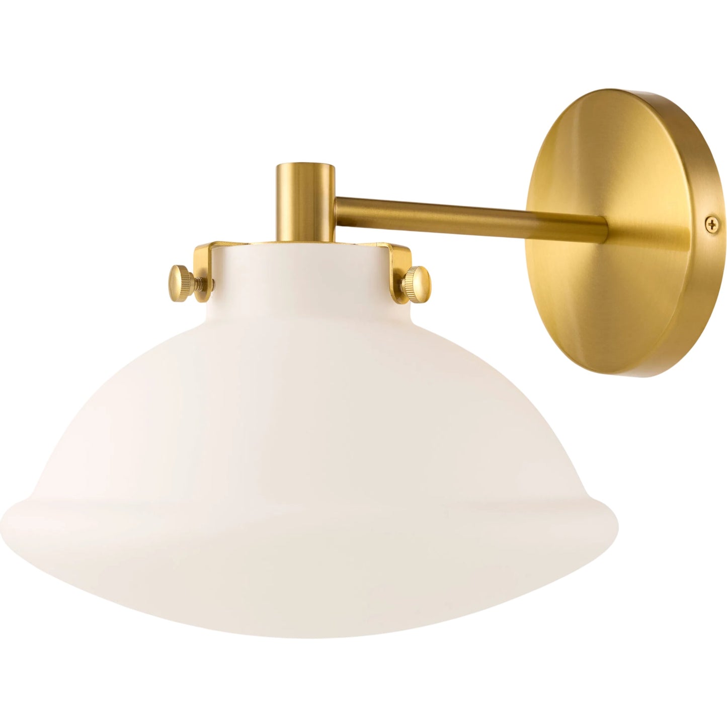001 SI-2460217 | Primary Silo | Zafira Wall Sconce by Surya in metallic brass, black, white and electroplated. Made from iron, glass in a unique style.