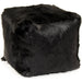 Tibetan Goat Fur Pouf by Zentique. Made from polybeans in a modern style.
