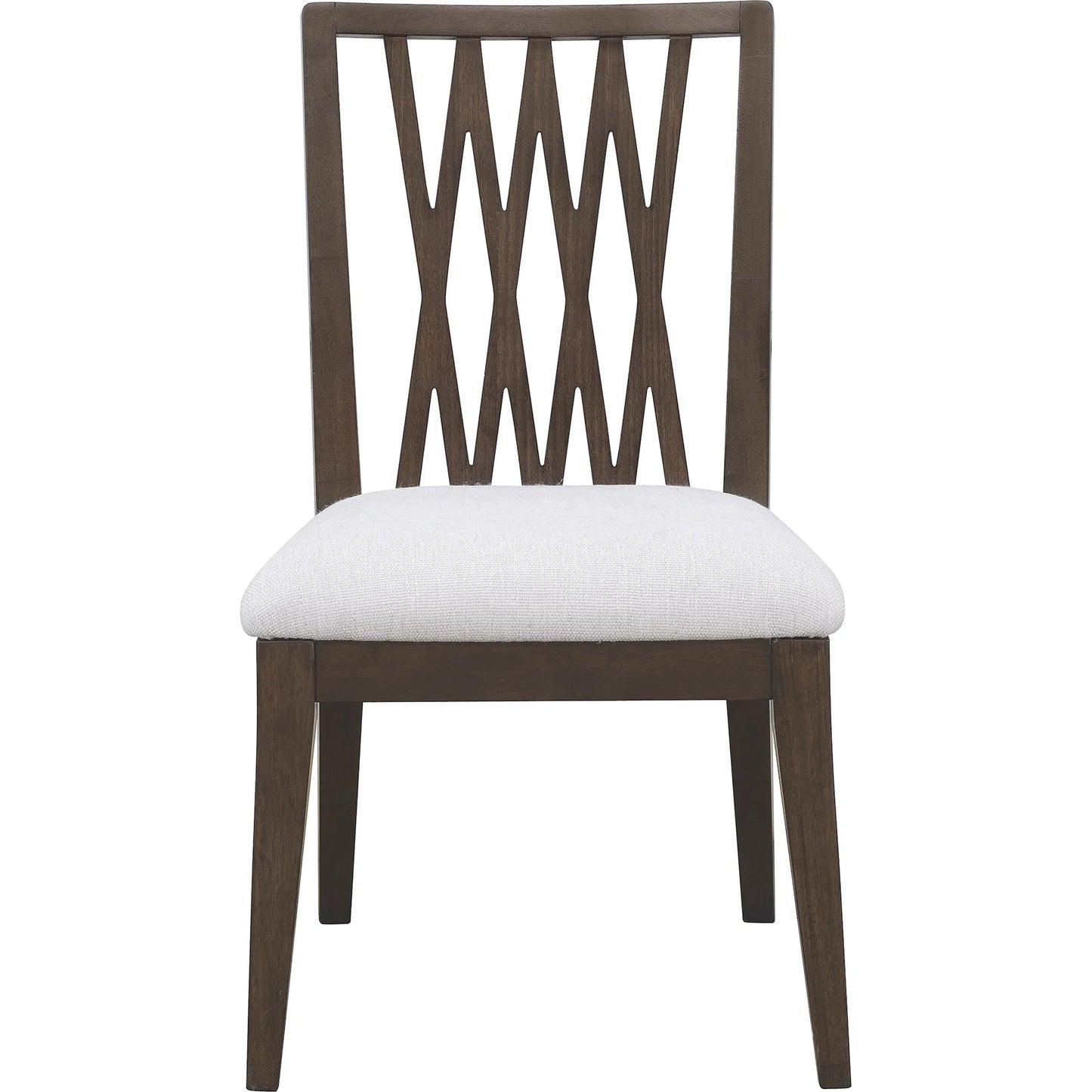 002 SI-2449351 | Additional Silo | Asher Park Wood Back Side Chair by Pulaski Furniture in piano brown. Made from eucalyptus veneers in a unique style.