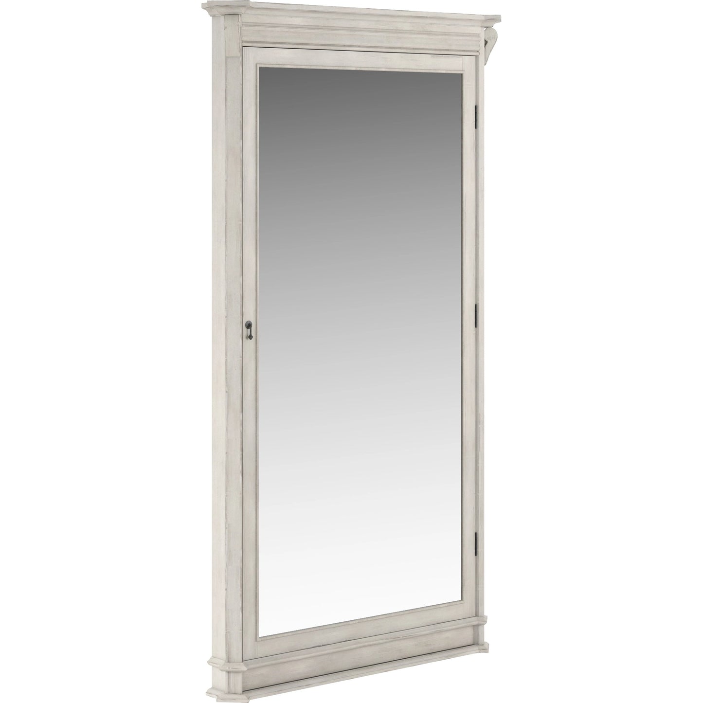001 SI-2155732 | Primary Silo | Alcove Floor Mirror by A.R.T. Furniture in belgian ivory. Made from acacia solids, maple veneers, mirror in a modern style.