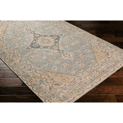 Zahra Rug - 26226 by Surya in dusty sage, light sage, blush, light olive, light beige. Made from 100% wool in a unique style.