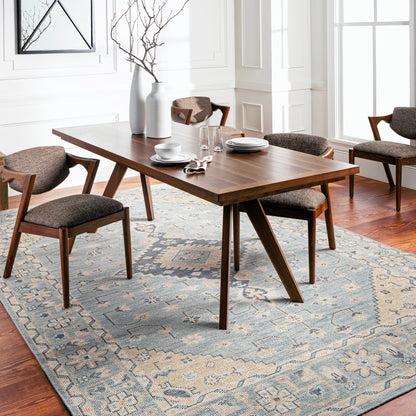 Zahra Rug - 26226 by Surya in dusty sage, light sage, blush, light olive, light beige. Made from 100% wool in a unique style.