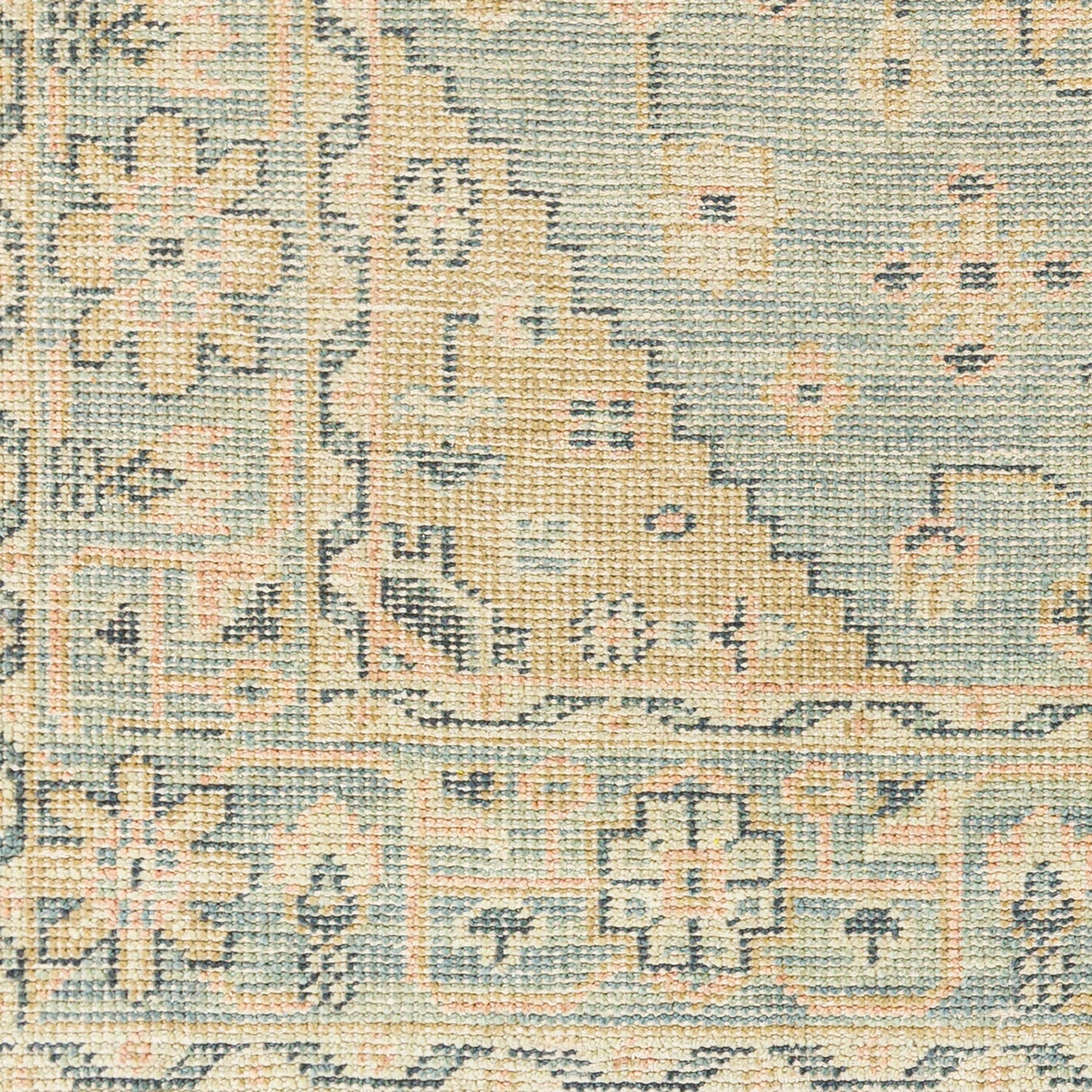 Zahra Rug - 26226 by Surya in dusty sage, light sage, blush, light olive, light beige. Made from 100% wool in a unique style.