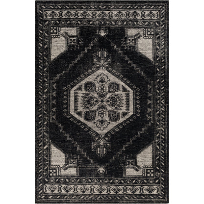 Zahra Rug - 30193 by Surya in cream, black. Made from 100% wool in a unique style.